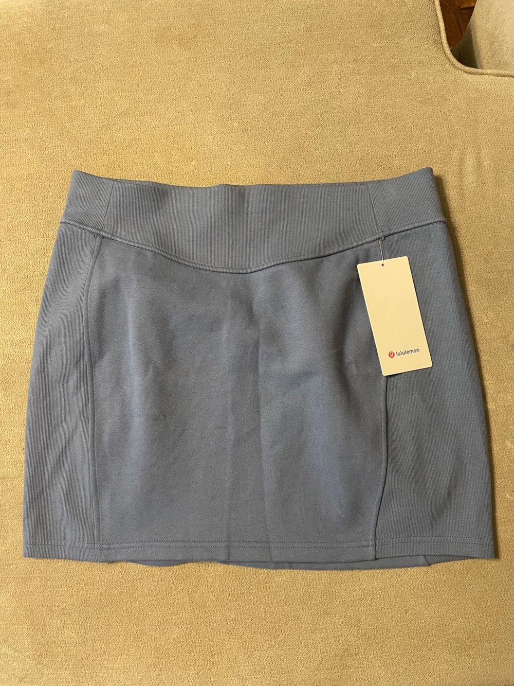 Lululemon Scuba Skirt NWT Scuba High Rise Mini Skirt Oasis Blue size XL